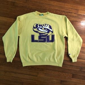 vintage champion lsu crewneck